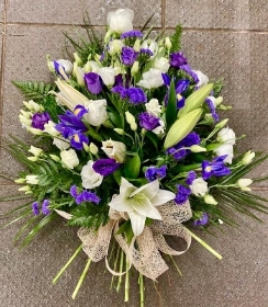 Sheaf in purple and white